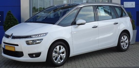Left hand drive CITROEN C4 GRAND PICASSO  1.6 VTI 120PK